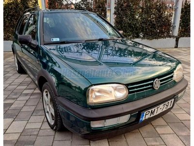 VOLKSWAGEN GOLF III Variant 1.9 TDI Vezérlés cserélve! Vonóhorog! Téli gumi! Alufelni!