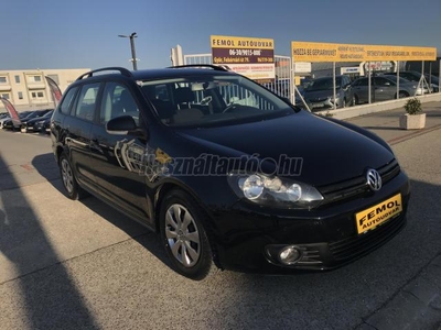 VOLKSWAGEN GOLF VI Variant 1.6 CR TDI Trendline Megkímélt! Végig vezetett szervízkönyv! Navigáció!