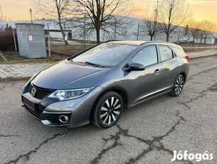 Honda Civic Tourer 1.6 i-Dtec Elegance Navi Újs...