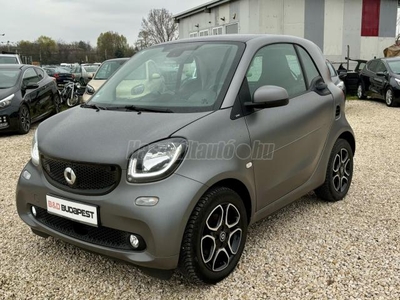 SMART FORTWO Electric Drive Prime (Automata) Bőrbelső-Navi-Ülésfűtés-Üvegtető-Gyönyörű matt szürke-Tempomat