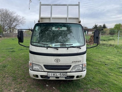 TOYOTA DYNA 2.5 D-4D 150 Magyarországi!267 ezer km!3 Oldalra Billenő Platós!