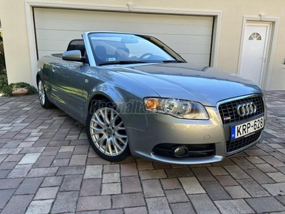 AUDI A4 CABRIO 3.0 TDI DPF quattro Tiptronic ic / Magyar / Szervízkönyv / Valós km / 3. tulaj