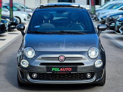 FIAT 500 1.2 8V S GYÁRI SPORT. AUTOMATA. BEATS HIFI. PANORÁMATETŐ. MAGYARORSZÁGI. KARAMBOLMENTES