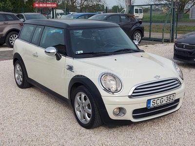 MINI CLUBMAN Cooper1.6 D KLIMA-EL ABLAK-16ALU-EL TÜKRÖK-261eKm