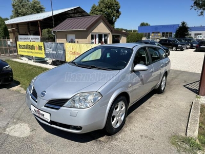 NISSAN PRIMERA WAGON 1.8 Visia 80 E KM VÉGIG VEZETETT SZERVIZKÖNYV 2 KULCS KLÍMA ALUFELNI ÚJSZERŰ GUMIK