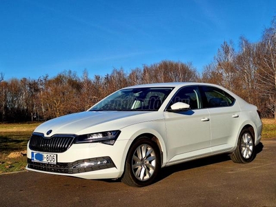 SKODA SUPERB 2.0 TDI SCR Style Metálfehér! Magyar autó!