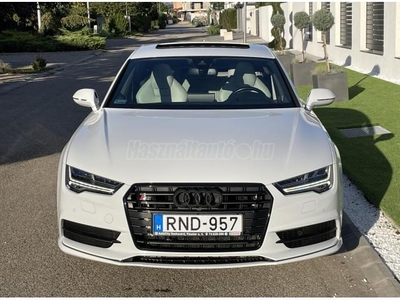 AUDI S7Sportback 4.0 V8 TFSI quattro S-tronic GYÖNGYHÁZ FEHÉR. MÁTRIX LED. HEAD UP. NAPFÉNYTETŐ