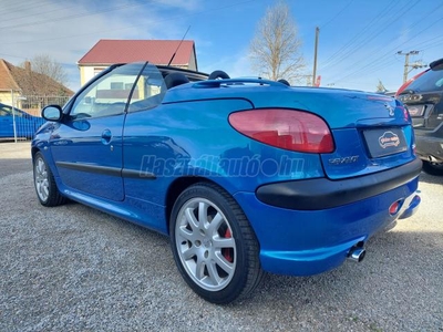 PEUGEOT 206 CC 2.0 16V 218.161 KM! MAGYARORSZÁGI! DIGIT KLÍMA! BŐR! MEGKÍMÉLT!