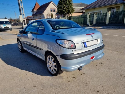 PEUGEOT 206 CC 2.0 16V KEVÉS KM! MÉSFÉL ÉV MŰSZAKI!