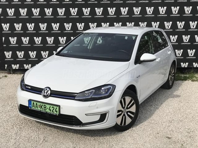 VOLKSWAGEN GOLF VII e-Golf Vezetett szerviz. Sérülésmentes. Garancia