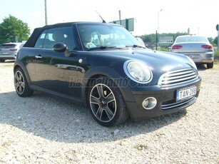 MINI MINI COOPER Cabrio 1.6 SZERVIZKÖNYV. BŐR BELSŐ. TOLATÓRADAR. TEMPOMAT. ÜLÉSFŰTÉS