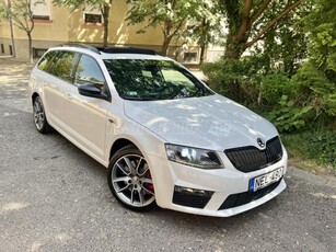 SKODA OCTAVIA 2.0 CR TDI RS DSG Euro 6 MAGYARORSZÁGI-L&K -PANORÁMATETÖ-FÉLBŐR SPORTBELSŐ-SZÉP ÁLLAPOT!