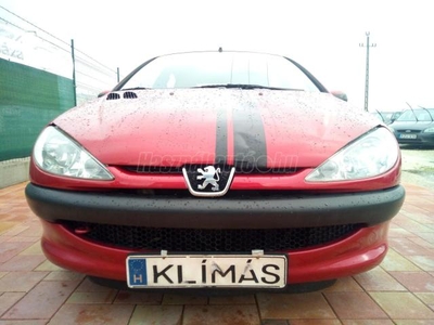 PEUGEOT 206 1.4 X-Design MÜSZAKI: 24.05.09 ig KM: 138.720! KLIMA. ABS. ESP. VONOHOROG. EL. ABLAKOK. 2 LUF