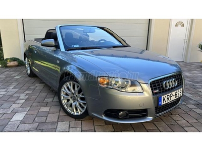 AUDI A4 CABRIO 3.0 TDI DPF quattro Tiptronic ic Mo.-i / vezetett sz.k. / valós km. / 7 éve 1 tulaj