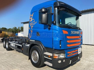 SCANIA G400 6x2 Meiller Emelőhorgos