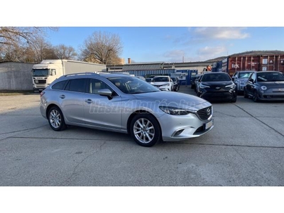 MAZDA 6 Sport 2.2 CD Revolution FULL BŐR-NAVI-HOLTTÉR-KEYLESS-GARANTÁLT KM!