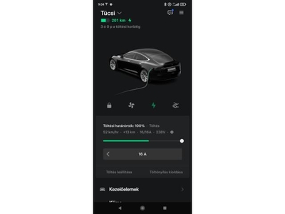 TESLA MODEL S 85 (Automata) Légrugós kivitel.CCS adapter aktiv . + két töltő kábel