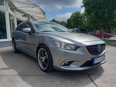 MAZDA 6 Sportkombi 2.2 CD150 Revolution MÁRKASZERVÍZBEN VÉGIG VEZETETT SZERVÍZKÖNYV!KITŰNŐ ÁLLAPOT!EURO6!