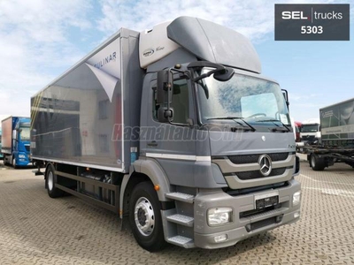 MERCEDES-BENZ AXOR 1824 4X2 HŰTŐDOBOZOS + EMELŐHÁTFAL