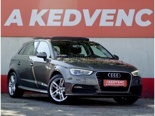 AUDI A3 Sportback 1.6 TDI Sport S-tronic S-line Bi-xenon Panoráma Navi Tempomat Ülésfűtés B&0