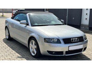 AUDI A4 CABRIO 3.0 V6 SÉRÜLÉSMENTES.VEZETETT SZERVIZKÖNYV