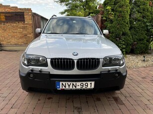 BMW X3 3.0d (Automata) sérülésmentes. valós km futás. végig vezetett szervízkönyv