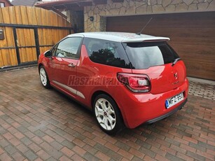 CITROEN DS3 1.6 THP DSport 75 ezer km-rel. egyedi fehér bőr belsővel. 1. magyar tulajtól