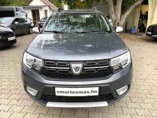 DACIA SANDERO 0.9 TCe Stepway EURO6.2 NAVIGÁCIÓ.TOLATÓKAMERA+RADAR.TEMPOMAT.KLÍMA.BŐR-SZÖVET BELSŐ.LED