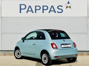 FIAT 500C 1.0 BSG Cabrio. Harmatzöld. fekete vászontetővel FULL Felszereltséggel!Tesztautó