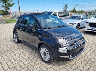 FIAT 500C 1.0 BSG Dolce Vita Vesuvio fekete fényezéssel. Készletről!