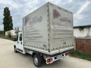 FIAT DUCATO 2.3 Mjet LWB 3.3 t MTA Euro 6 DUPLA KABIN PONYVÁS! MAGYARORSZÁGI