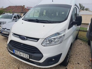 FORD TRANSIT Custom 2.2 TDCi 330 LWB Trend 9 személyes. navigáció. vonóhorog