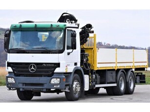 MERCEDES-BENZ ACTROS 2632 6x4 Darus platós HIAB 144 B - 3 HIDUO