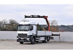 MERCEDES-BENZ AROCS 2542 6x2 Darus platós PALFINGER PK 13001 - K