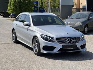 MERCEDES-BENZ C 180 T 9G-TRONIC AMG-Line külső-belső. LED. v.horog. Kamera!