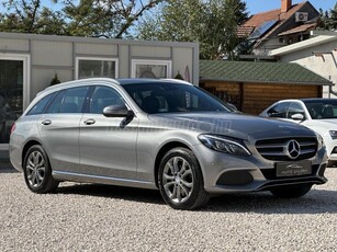 MERCEDES-BENZ C 220 T BlueTEC d 170EL - NAVI - BŐR - LED - AMG belső - Manuális 6 sebességes váltó - Vonóhorog