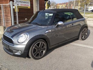 MINI MINI COOPER Cabrio 1.6 S Navi. bőr. KW futómű. H/K hifi