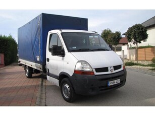 RENAULT MASTER 2.5 dCi L3H1 MASSZÍV. PONYVÁS PLATÓVAL. FRISS VIZSGA!