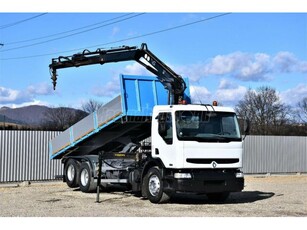 RENAULT Premium 320 Darus billencs HIAB 122B-2 DUO