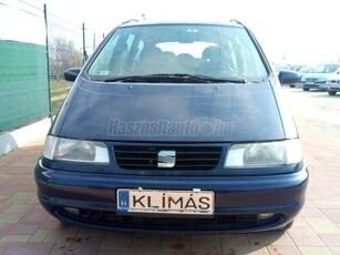 SEAT ALHAMBRA 1.9 TDI Luxus MÜSZAKI:nincs KM:389.760! 2 T VONTAT6ÓSÁG. 7 EGYFORMA ÜLÉSSEL.TEMPOMAT.ICEhidegK