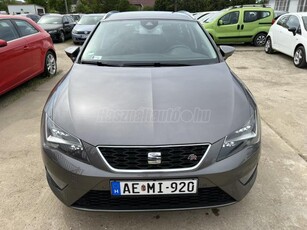 SEAT LEON ST 2.0 CR TDI FR Start&Stop VÉGIG VEZETETT SZERVIZKÖNYV.LED.NAVI.ALCANTARA.SÁVTARTÓ