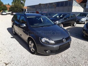 VOLKSWAGEN GOLF VI Variant 1.6 CR TDI Trendline Elsö -hátso radar! Digitklima! Tempomat!vonohorog!