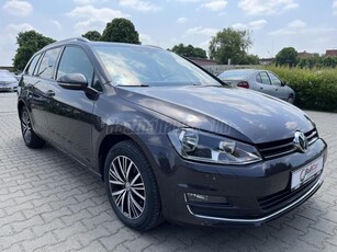 VOLKSWAGEN GOLF VII Variant 2.0 TDI BMT Allstar Euro 6 Végig vezetett szervizkönyv.Navi.Ülésfűtés.Bluetooth.Toló és Panoráma Tető