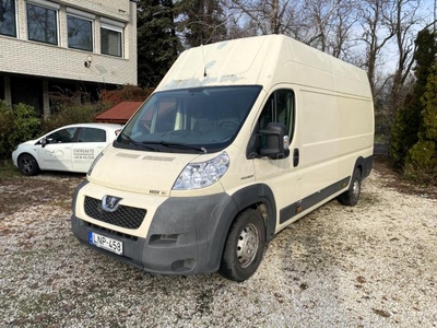 PEUGEOT BOXER 3.0 HDi 350 FT L4H3 Heavy Magyarországi. Vezetett szervizkönyv. Vonóhorog