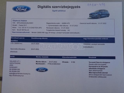 FORD FIESTA 1.0 EcoBoost mHEV ST-Line X Magyar!3 eKm!Gyári fény! Gyári garancia: 2027-ig! Adaptív Tempomat!