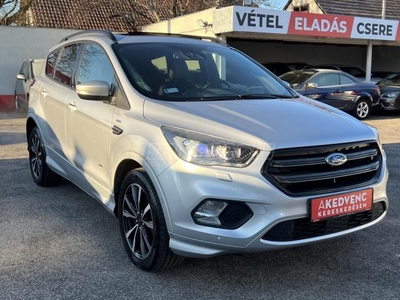 FORD KUGA 2.0 TDCi ST-Line AWD Poweshift LED Navi Távtartó Sávtartó Holttér Panoráma Apple Carplay PDC Kamera