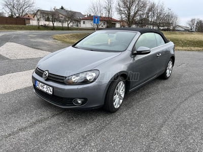 VOLKSWAGEN GOLF VI 1.6 TDi Highline Cabrio Bör belső Üllés fűtés Elől+Hátul radar Tempomat 2 zónás klima 188 ezer k