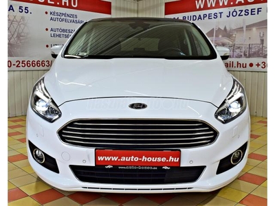 FORD S-MAX 2.0 TDCi Titanium Powershift TITANIUM X! PANORAMIC! BŐR! LED! CARPLAY! ANDROID! SONY! MO-i! ÁFÁS!