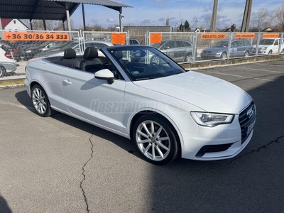 AUDI A3 S3 Cabrio 2.0 TFSI quattro S-tronic LED/NAVI/BŐR/ÜLÉSFŰTÉS/MEGKÍMÉLT!