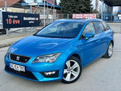 SEAT LEON ST 2.0 CR TDI FR Start&Stop TÁVOLSÁGTARTÓ-LED-NAVI-PARKRADAR-VONÓHOROG-FÉLBŐR